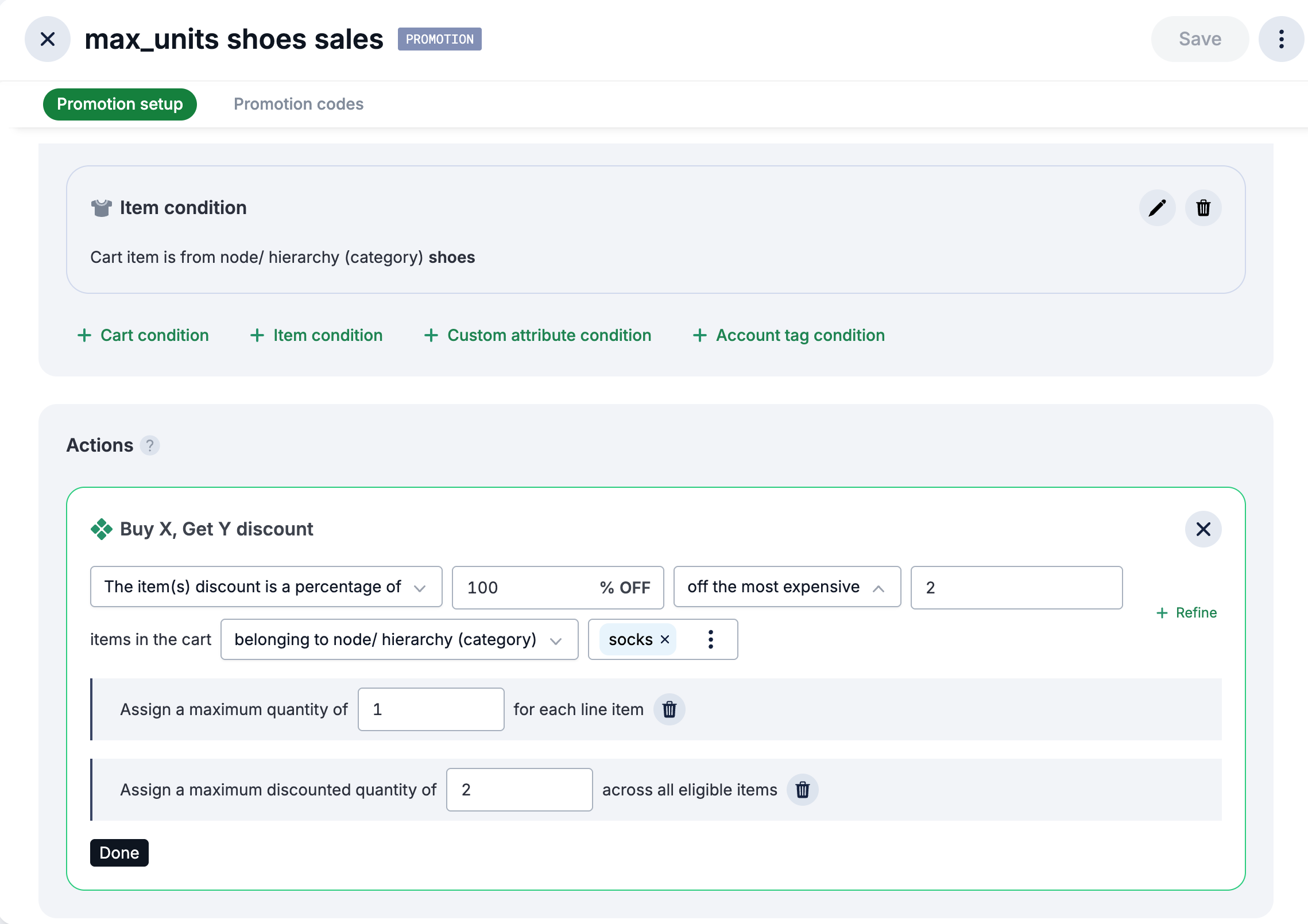 Max Units Limit Complex Use Case